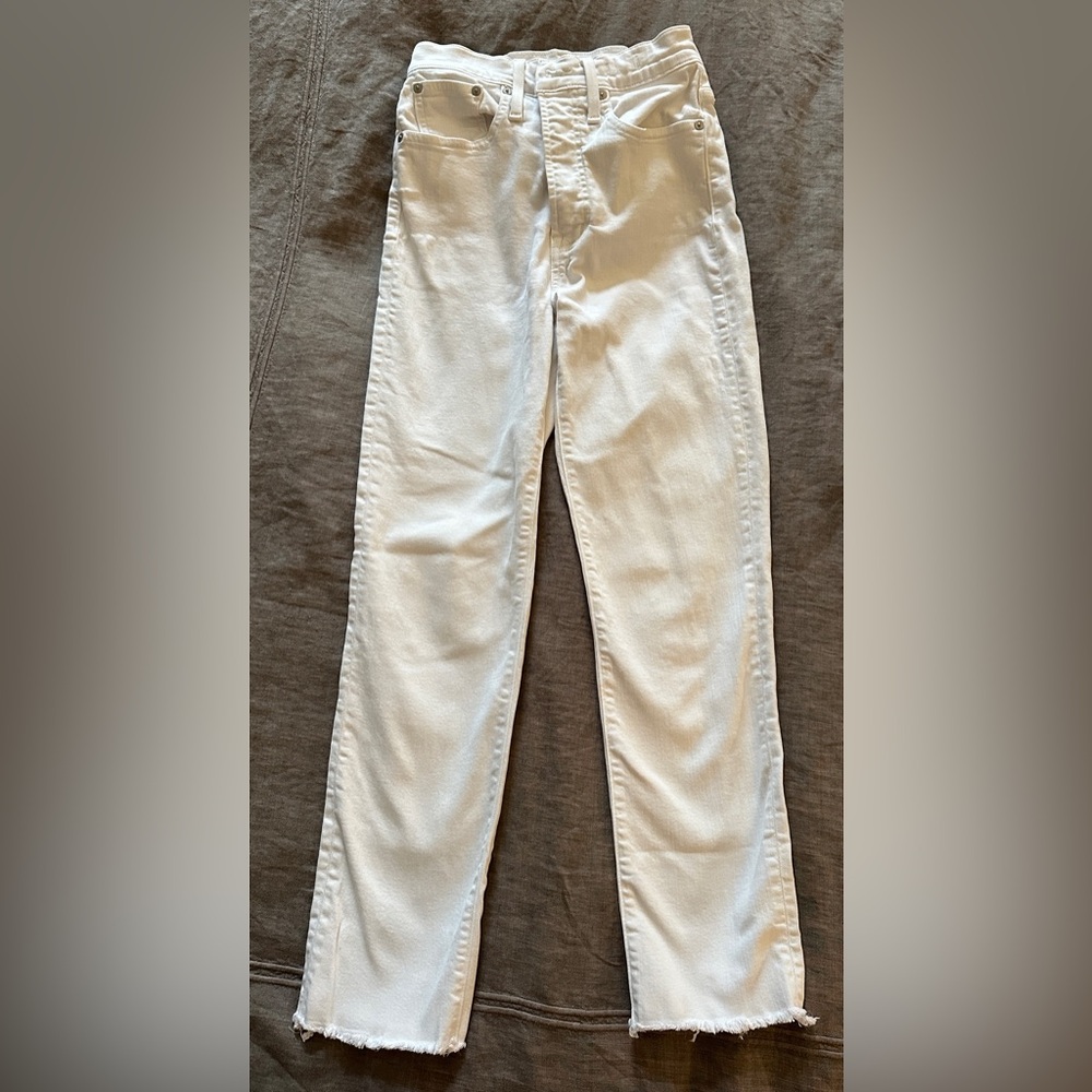 Madewell Classic White Denim